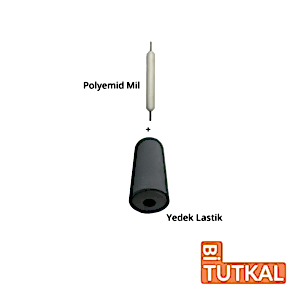 Umur Tutkal Sürme Merdanesi Yedek Lastiği ve Polyemid Mili