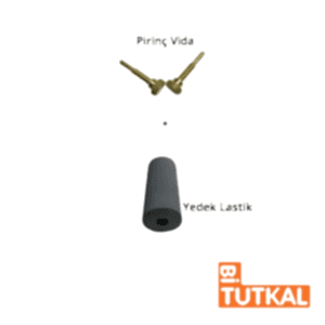 Umur Tutkal Sürme Merdanesi Yedek Lastiği ve Pirinç Vida