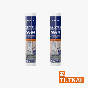S564 Bostik Nötral Cephe Silikonu Beyaz (2 ADET)